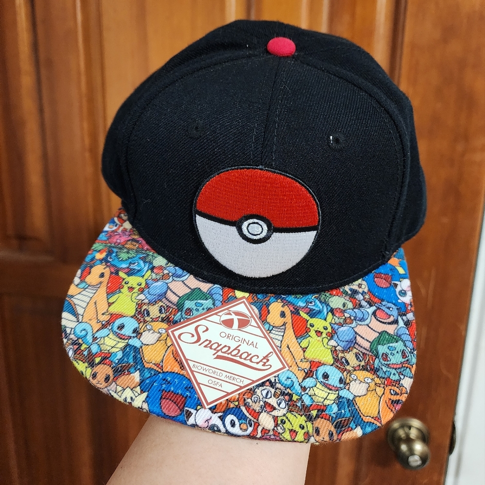 Pokemon snapback hat